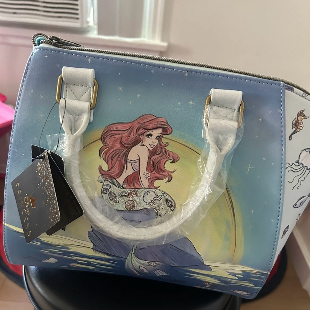 Disney Ariel Blue and White Satchel